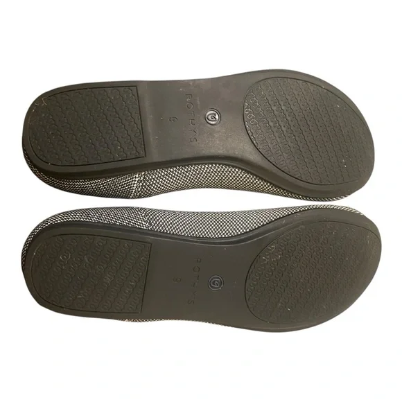Rothy's The Flat Cloud Grey Birdseye Round Toe Ballet Size 8 - Picture 10 of 10